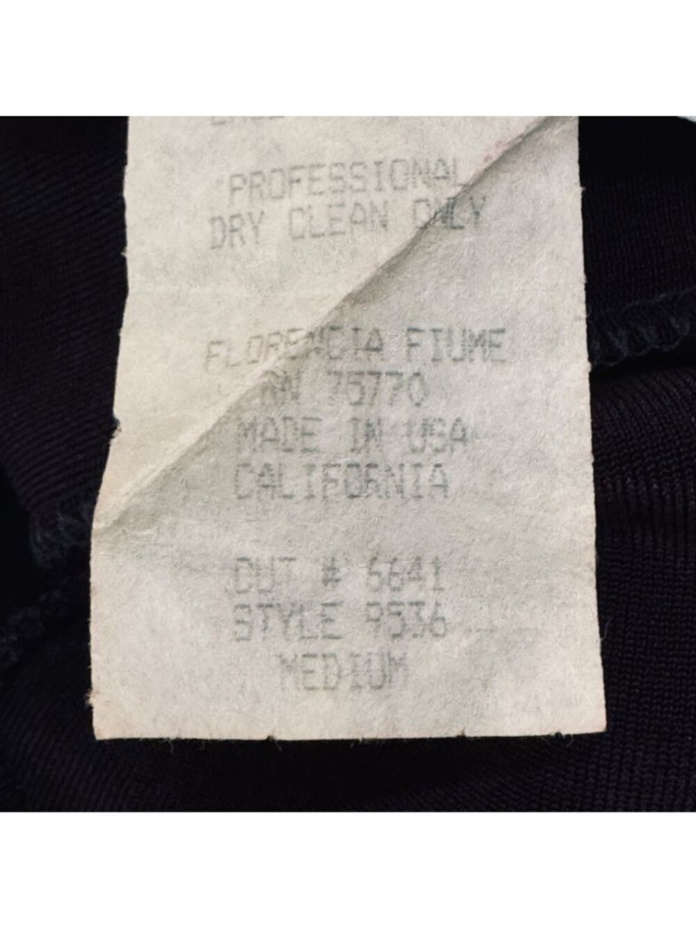 Vintage 90 Florencia Fiume Whimsygoth Dress S Cosplay Vampy Goth Dark Fairy - Picture 16 of 16
